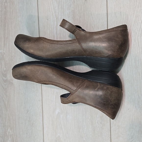Dansko Women Fawna Leather Clog Mary Jane shoes sz 37/6.5-7 - Picture 8 of 12